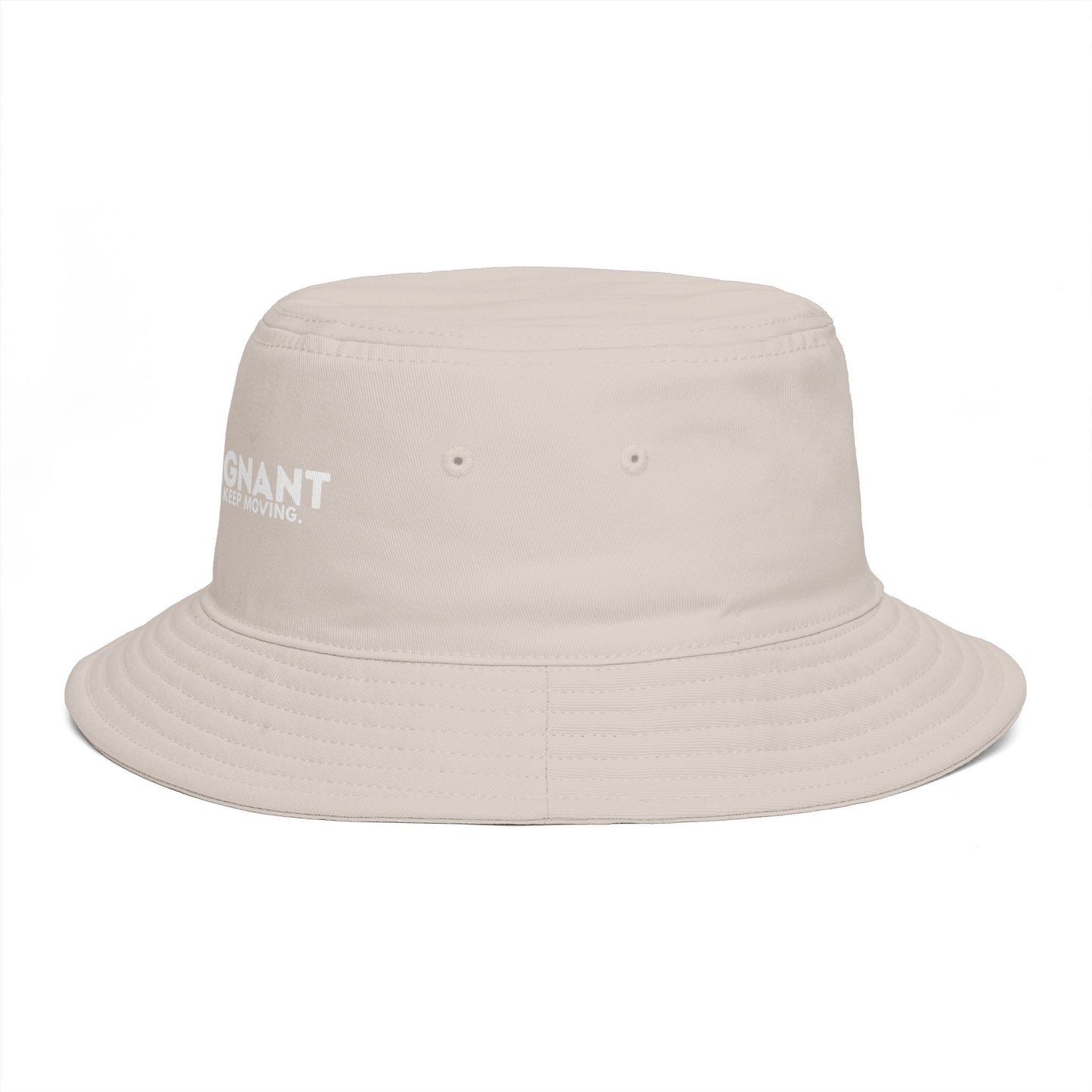 Bucket Hat — "ZEROSTAGNANT: Still Water Rots. Keep Moving."