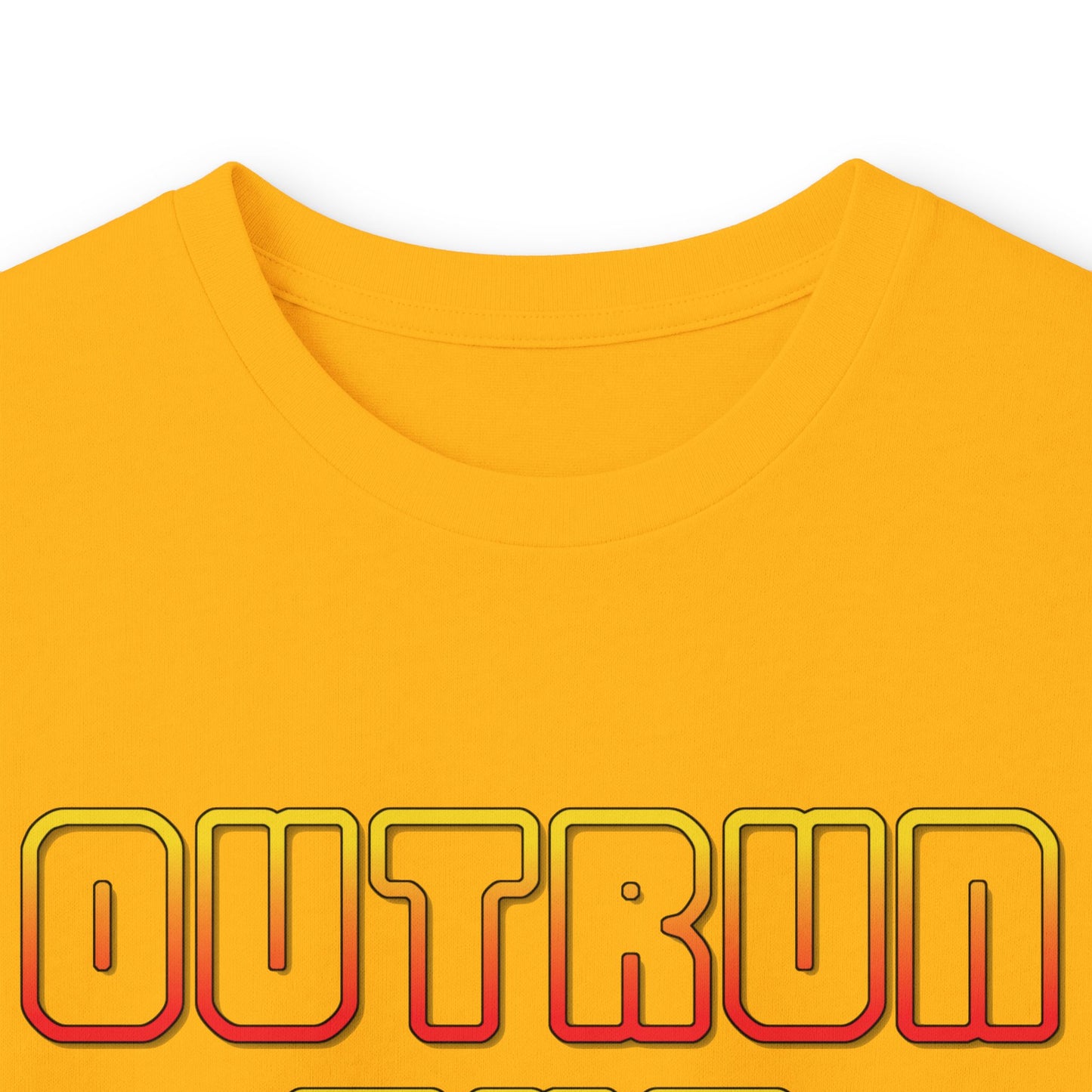 Outrun The Static Non-Stop  — Long Sleeve Retro Vaporwave Graphic Shirt