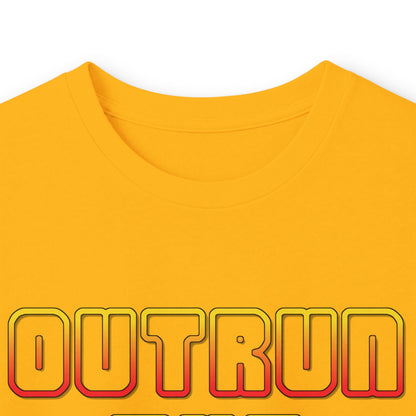Outrun The Static Non-Stop  — Long Sleeve Retro Vaporwave Graphic Shirt