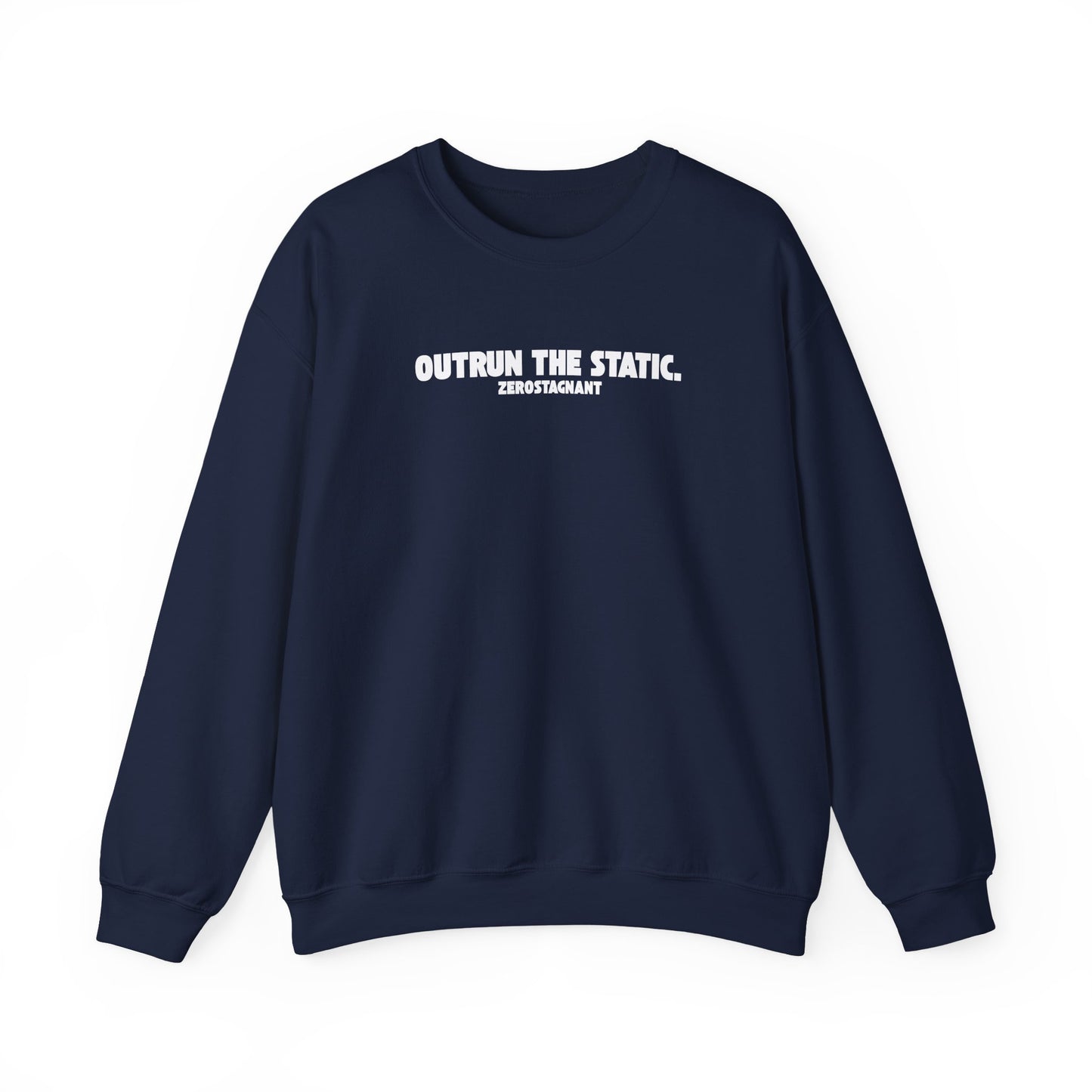 Outrun the Static T-Shirt — Unisex Garment-Dyed T-shirt—Motivational Fitness Tee