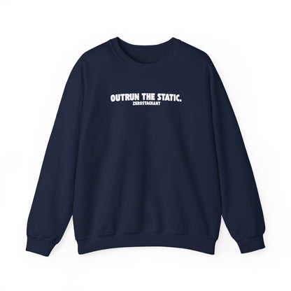 Outrun the Static T-Shirt — Unisex Garment-Dyed T-shirt—Motivational Fitness Tee