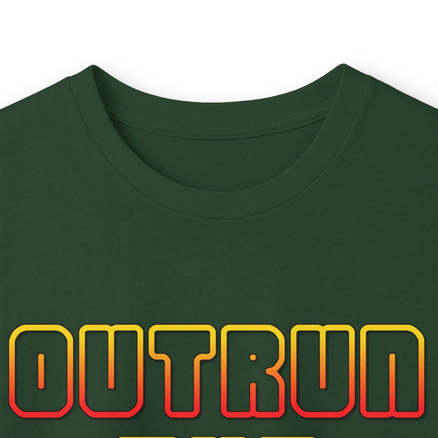 Outrun The Static Non-Stop  — Long Sleeve Retro Vaporwave Graphic Shirt