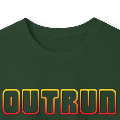 Outrun The Static Non-Stop  — Long Sleeve Retro Vaporwave Graphic Shirt