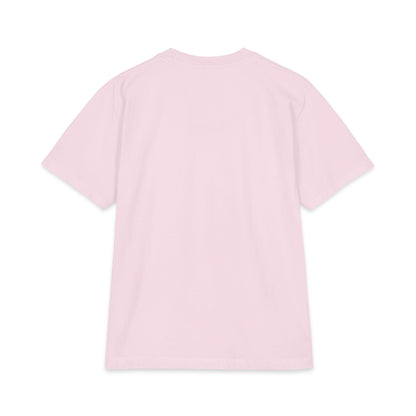 Outrun The Static T-Shirt — Unisex Max Heavyweight Short Sleeve — Retro Gradient Graphic, Non-Stop