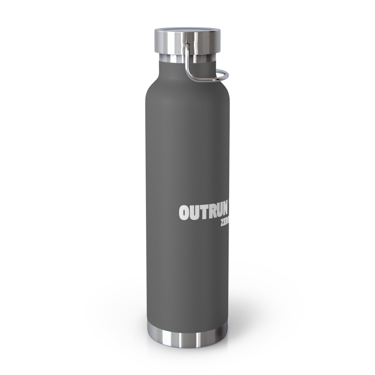 Outrun the Static — Copper Vacuum Thermos Water Bottle, 22 Oz