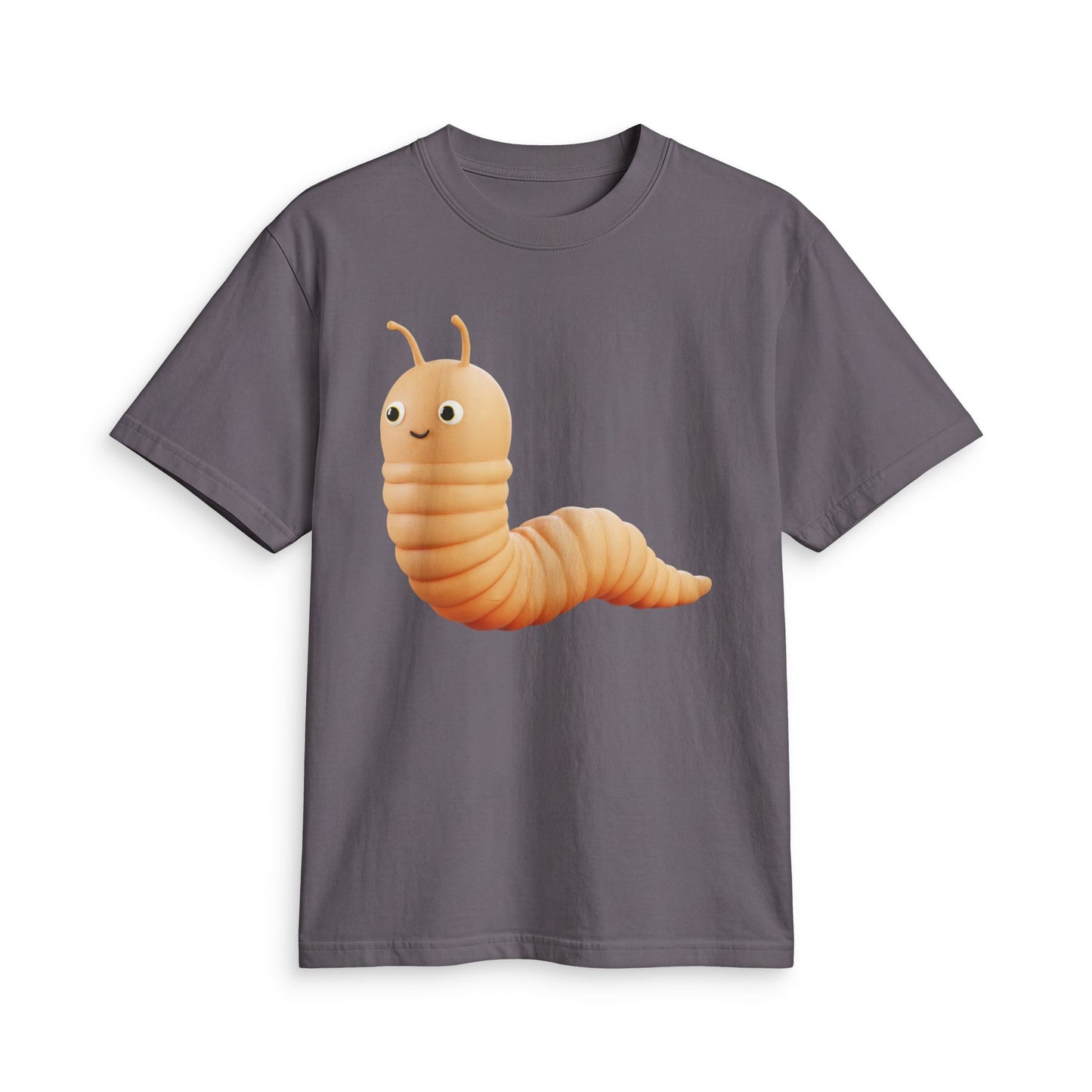 Fun Social Media 3D Cute Worm T-Shirt — Keep Moving.