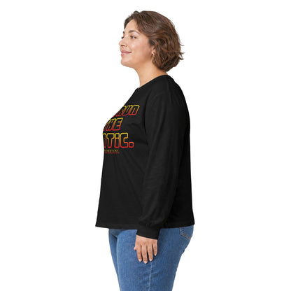 Outrun The Static Non-Stop  — Long Sleeve Retro Vaporwave Graphic Shirt