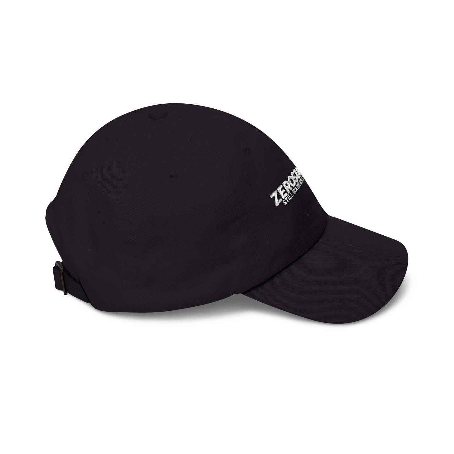 Dad Cap — Embroidered "Zerostagnant: Still Water Roots. Keep Moving."