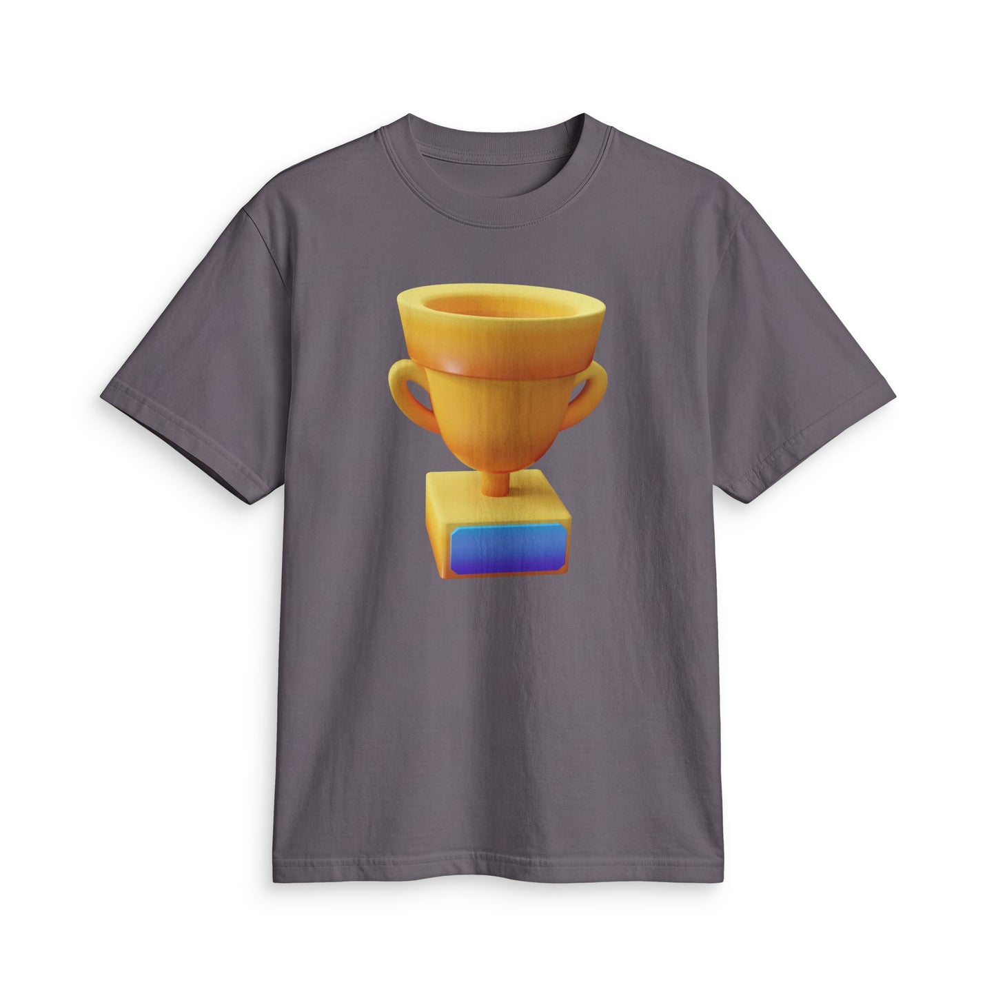 Fun Social Media 3D Trophy T-Shirt — Keep Moving.