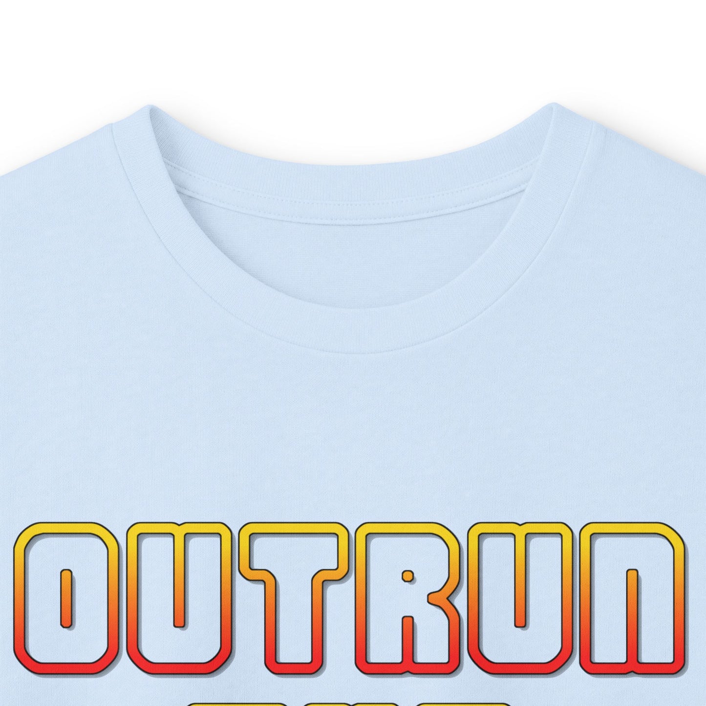 Outrun The Static Non-Stop  — Long Sleeve Retro Vaporwave Graphic Shirt