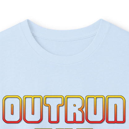 Outrun The Static Non-Stop  — Long Sleeve Retro Vaporwave Graphic Shirt
