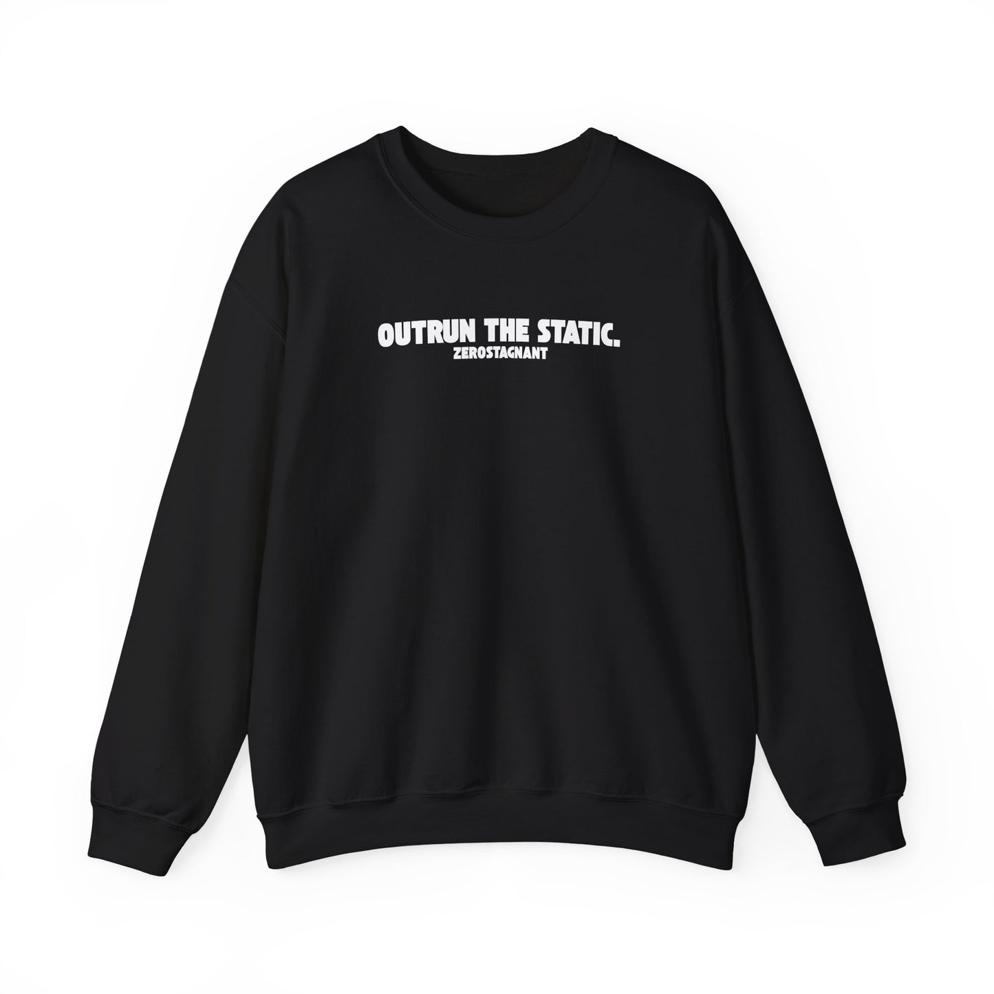 Outrun the Static T-Shirt — Unisex Garment-Dyed T-shirt—Motivational Fitness Tee