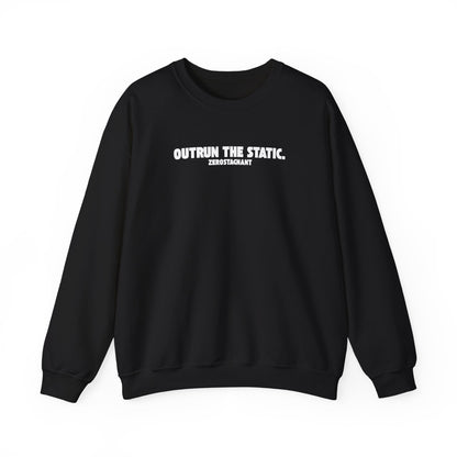 Outrun the Static T-Shirt — Unisex Garment-Dyed T-shirt—Motivational Fitness Tee