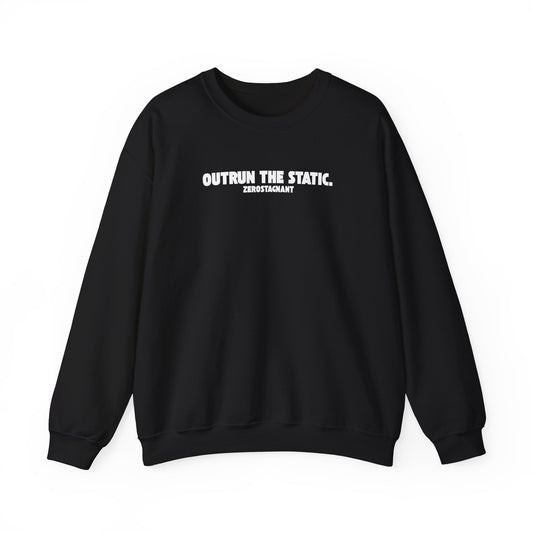 Outrun the Static T-Shirt — Unisex Garment-Dyed T-shirt—Motivational Fitness Tee