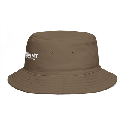 Bucket Hat — "ZEROSTAGNANT: Still Water Rots. Keep Moving."