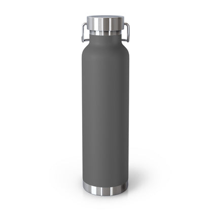 Outrun the Static — Copper Vacuum Thermos Water Bottle, 22 Oz