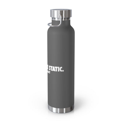 Outrun the Static — Copper Vacuum Thermos Water Bottle, 22 Oz