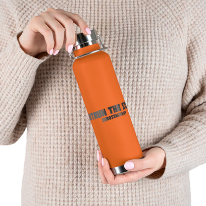 Outrun the Static — Copper Vacuum Insulated Bottle, 22oz