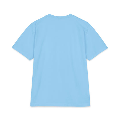 Outrun The Static T-Shirt — Unisex Max Heavyweight Short Sleeve — Retro Gradient Graphic, Non-Stop