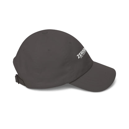 Dad Cap — Embroidered "Zerostagnant: Still Water Roots. Keep Moving."