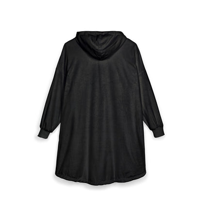 Hooded Blanket – "ZEROSTAGNANT: Still Water Rots. Keep Moving."