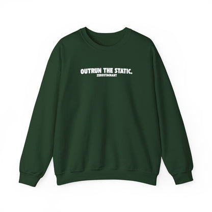 Outrun the Static T-Shirt — Unisex Garment-Dyed T-shirt—Motivational Fitness Tee