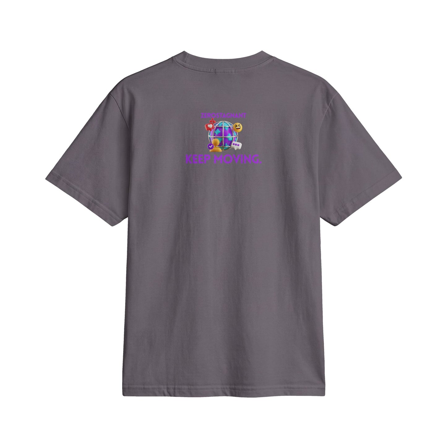 Fun Social Media 3D Globe T‑Shirt — Keep Moving.
