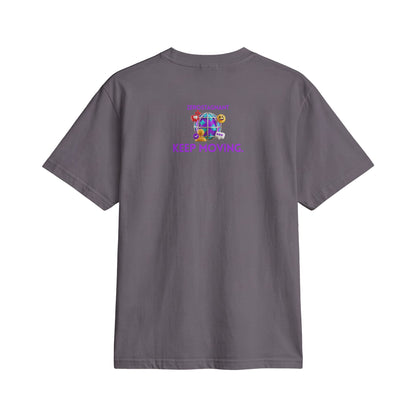 Fun Social Media 3D Globe T‑Shirt — Keep Moving.