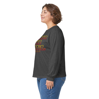 Outrun The Static Non-Stop  — Long Sleeve Retro Vaporwave Graphic Shirt