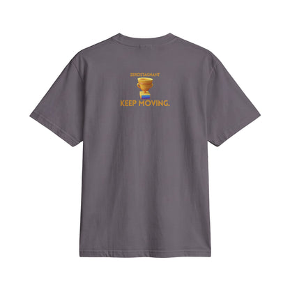 Fun Social Media 3D Trophy T-Shirt — Keep Moving.