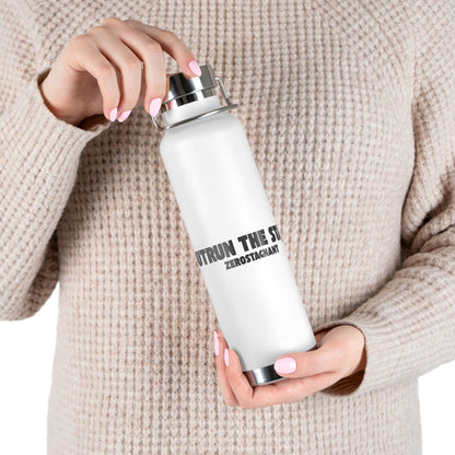 Outrun the Static — Copper Vacuum Insulated Bottle, 22oz