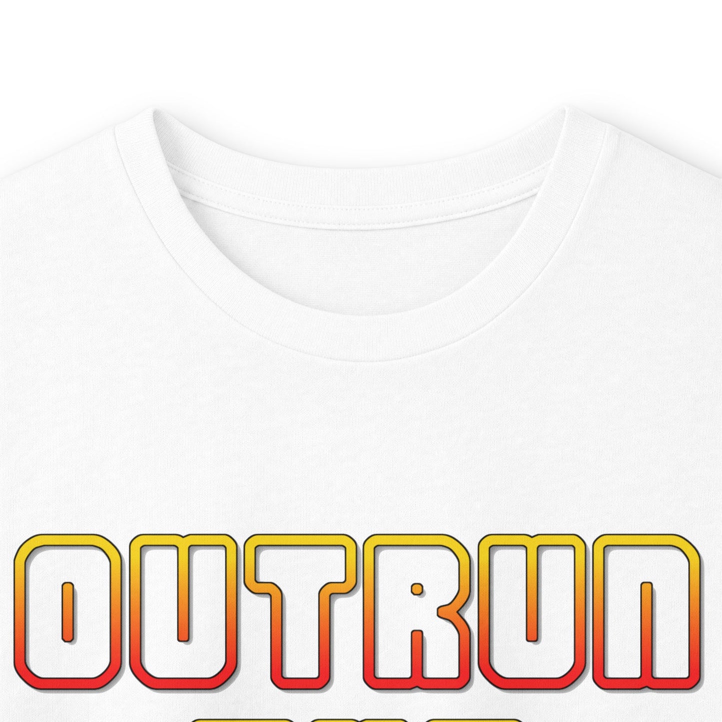 Outrun The Static Non-Stop  — Long Sleeve Retro Vaporwave Graphic Shirt