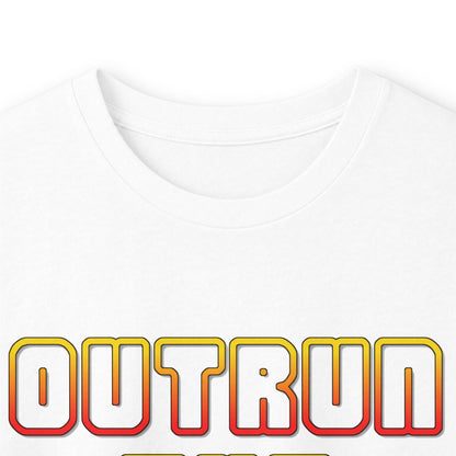 Outrun The Static Non-Stop  — Long Sleeve Retro Vaporwave Graphic Shirt