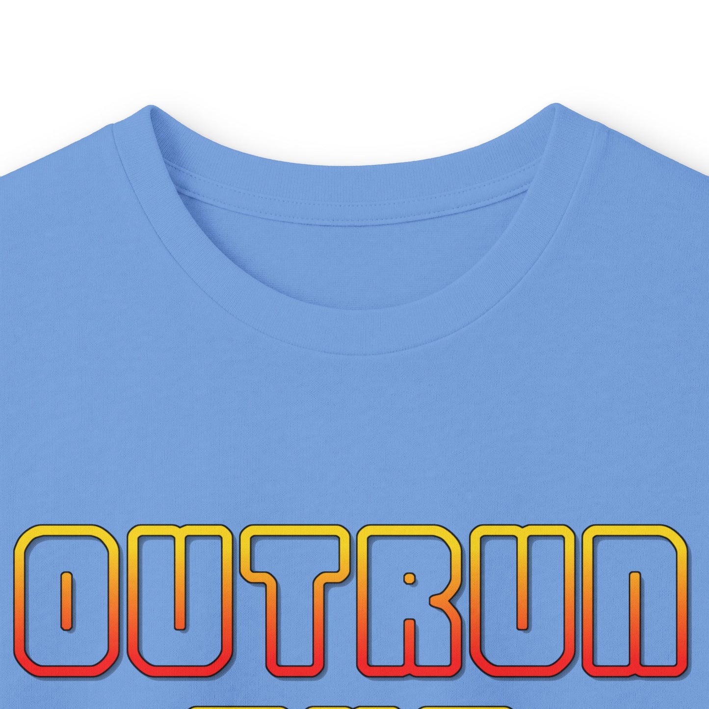 Outrun The Static Non-Stop  — Long Sleeve Retro Vaporwave Graphic Shirt