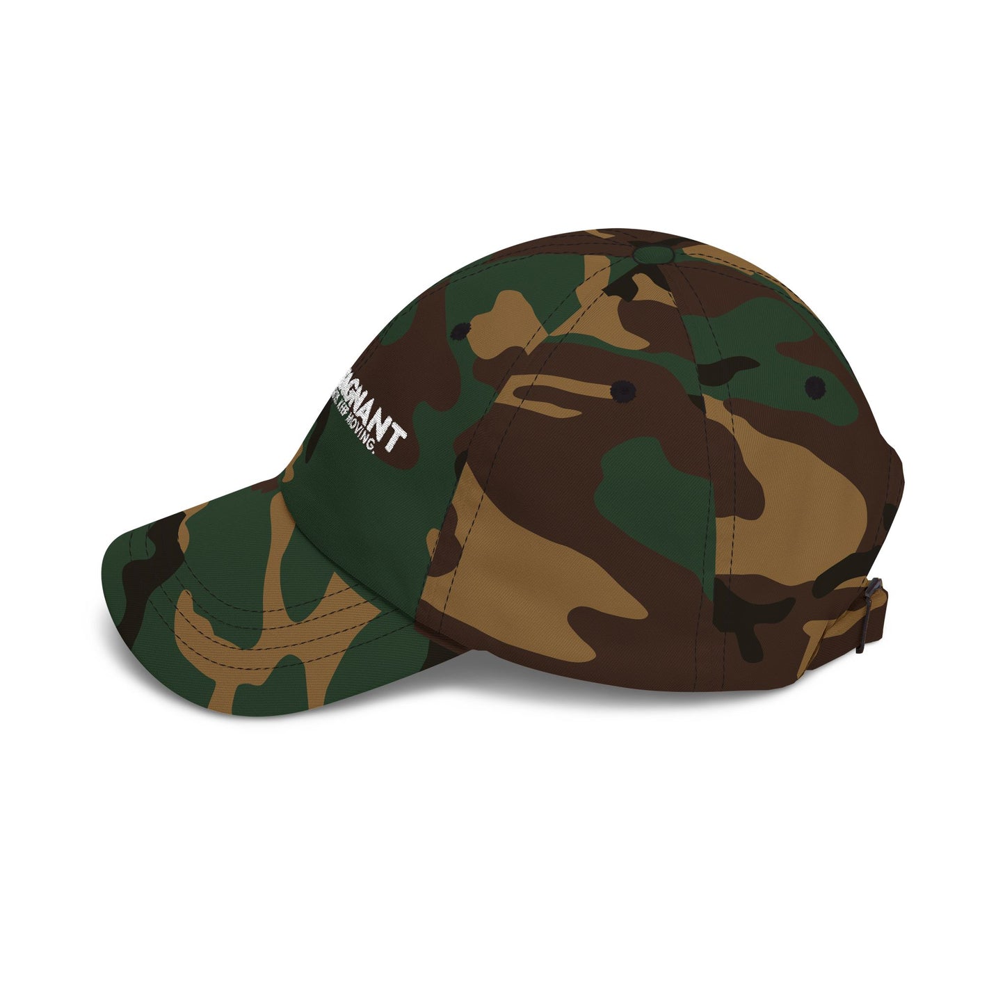 Dad Cap — Embroidered "Zerostagnant: Still Water Roots. Keep Moving."